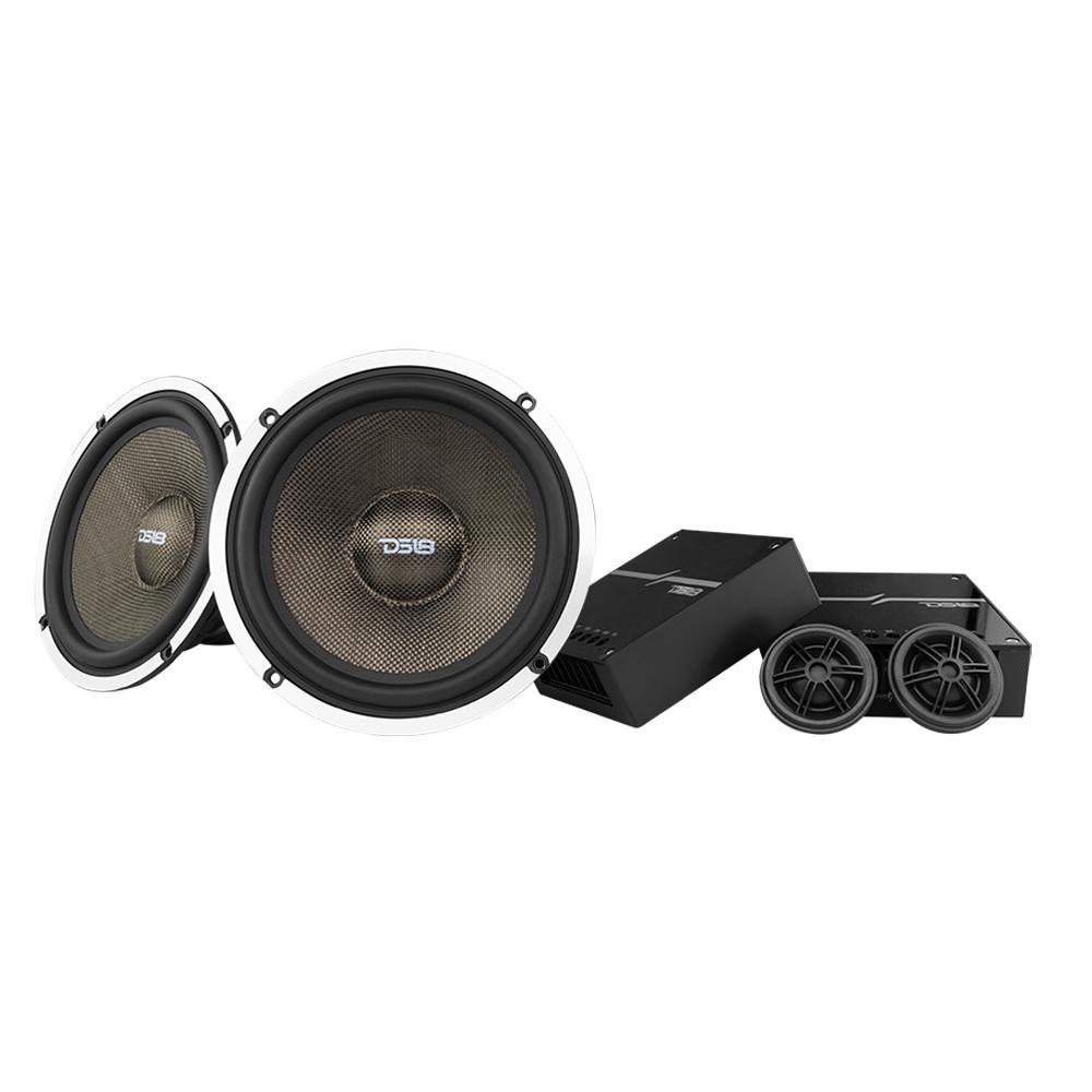 DS18 DX 6.5" 2- Way Component Speaker System With Kevlar Cone 230 Watts Rms 4-Ohm