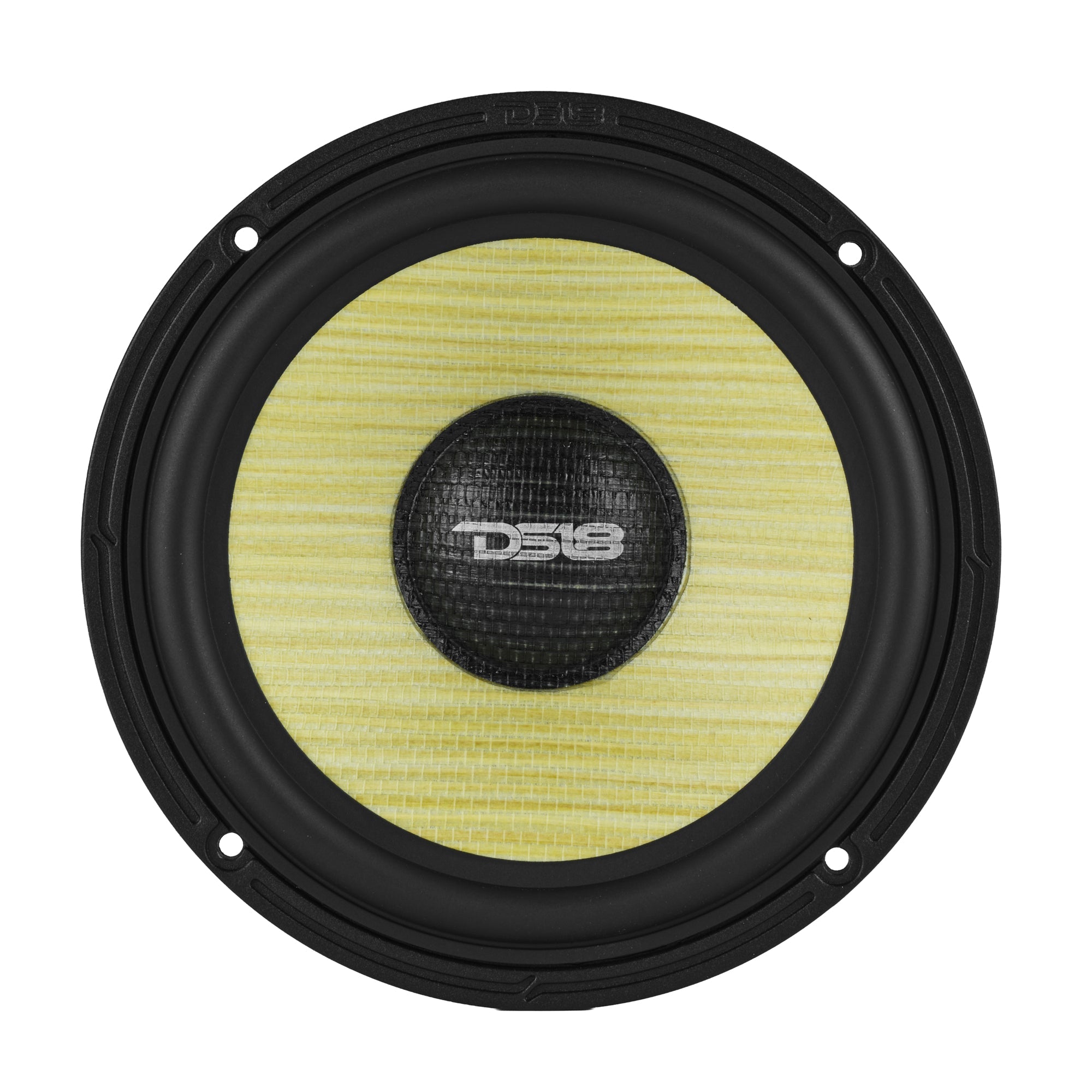 DS18 DXQ 6.5" 2-Way Component Speaker Set with Yellow Straw + Composite Foam Cone | 150W RMS 4-Ohm