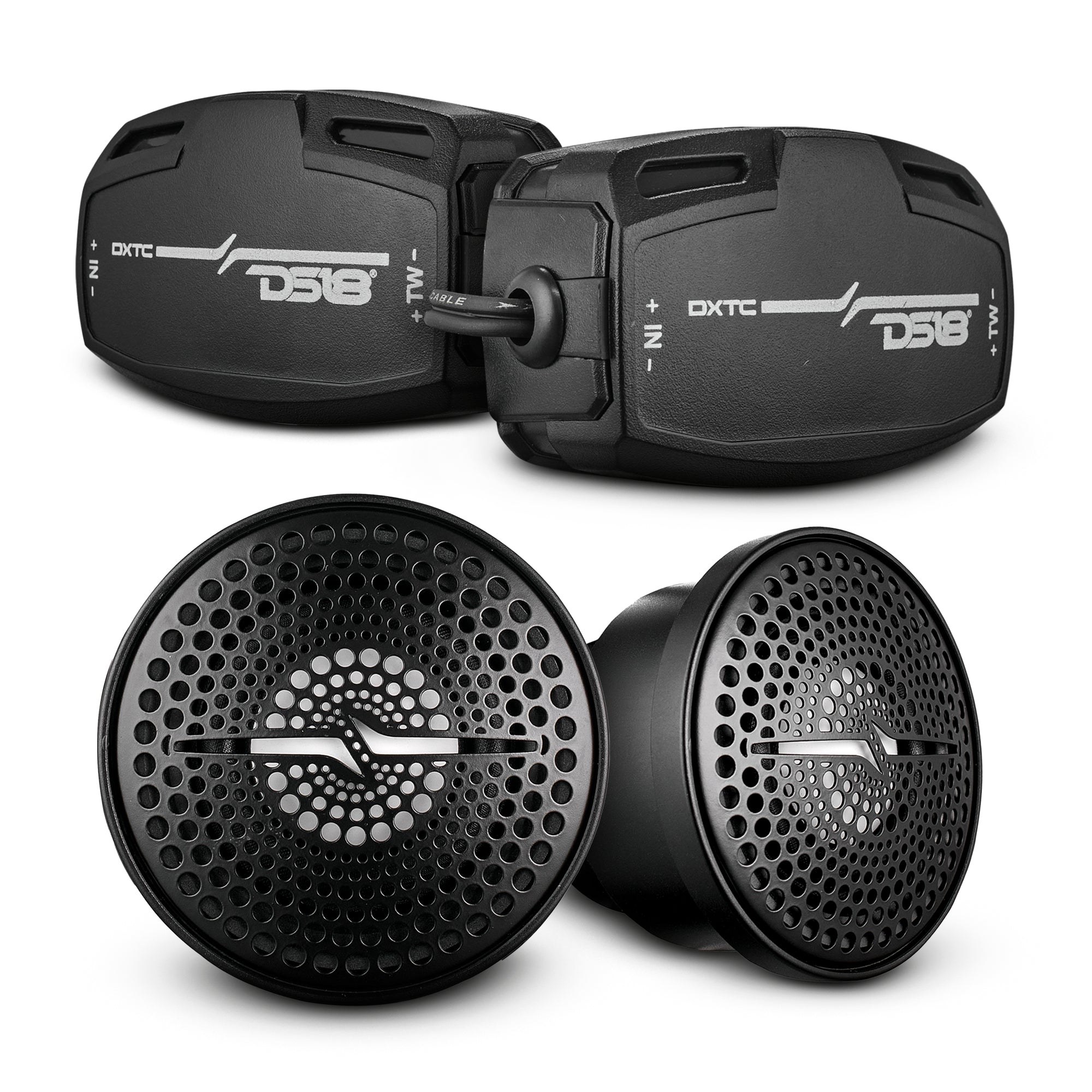 DS18 2" Encapsulated Dome Tweeter With Ceramic Diaphragm & External Crossover
