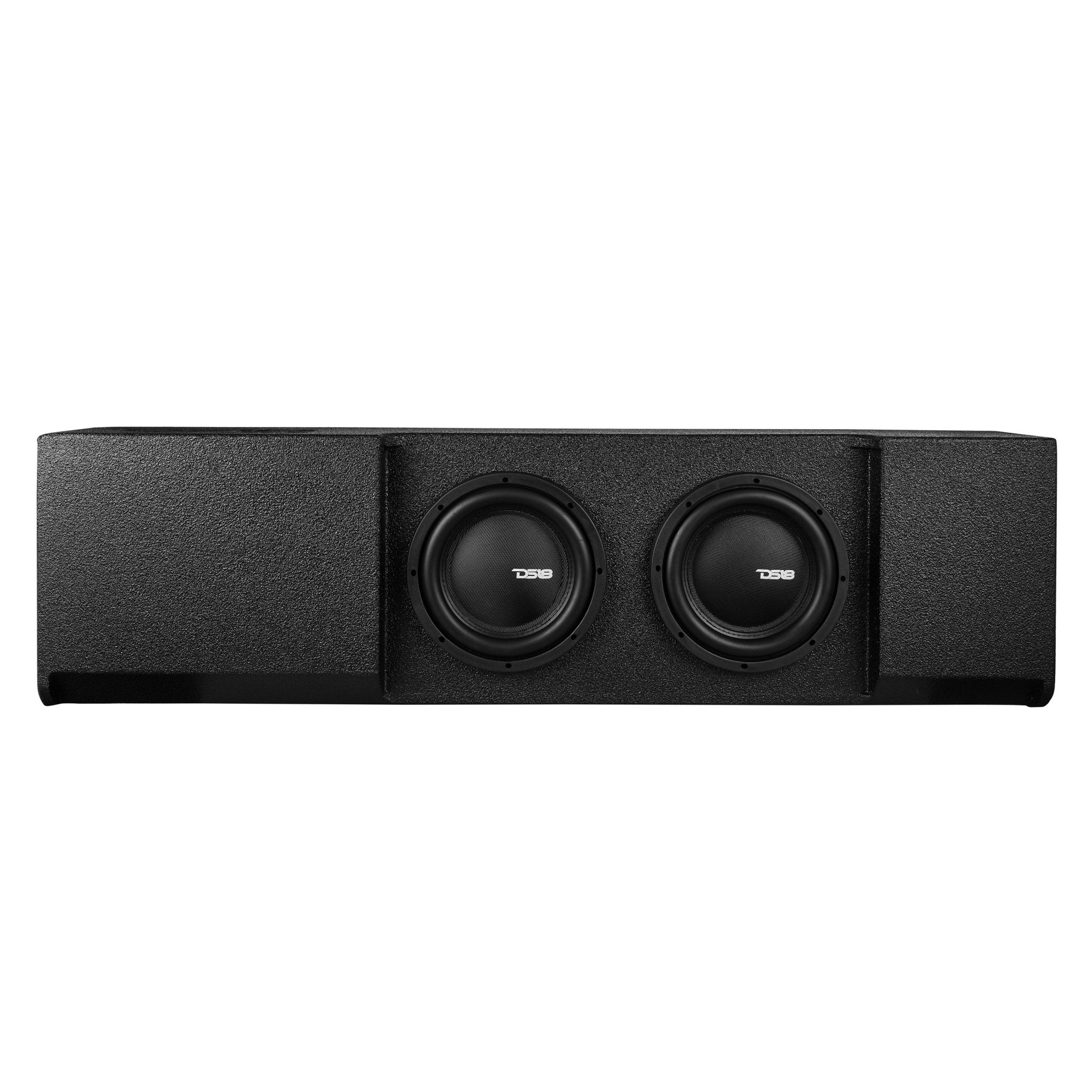 DS18 Loaded 2 x 10" Subwoofer Enclosure for 2009 - UP Ford F-150 Crew Cab 2017 – 2026 Super Duty F-250 / F-350 Crew Cab
