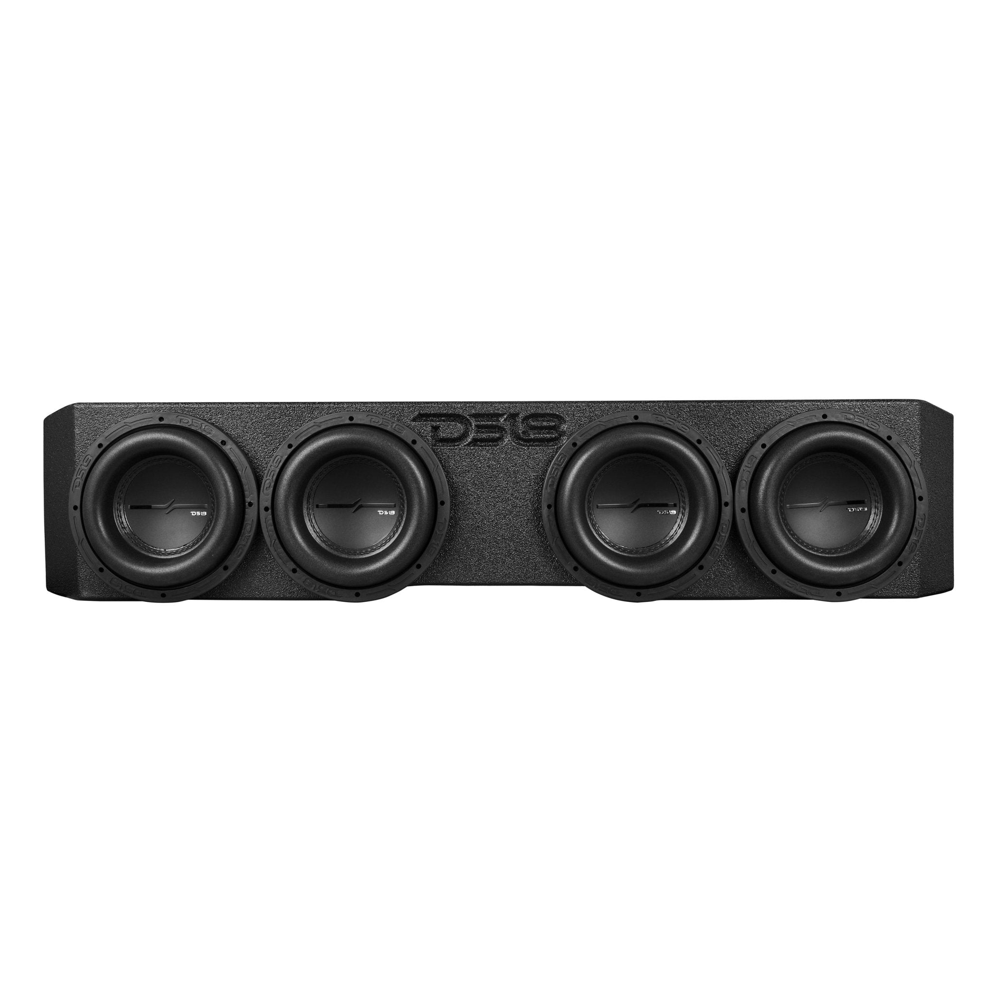 DS18 2018-2026 Jeep Gladiator Quadruple 8” Ported Subwoofer Under Seat Enclosure with Amplifier