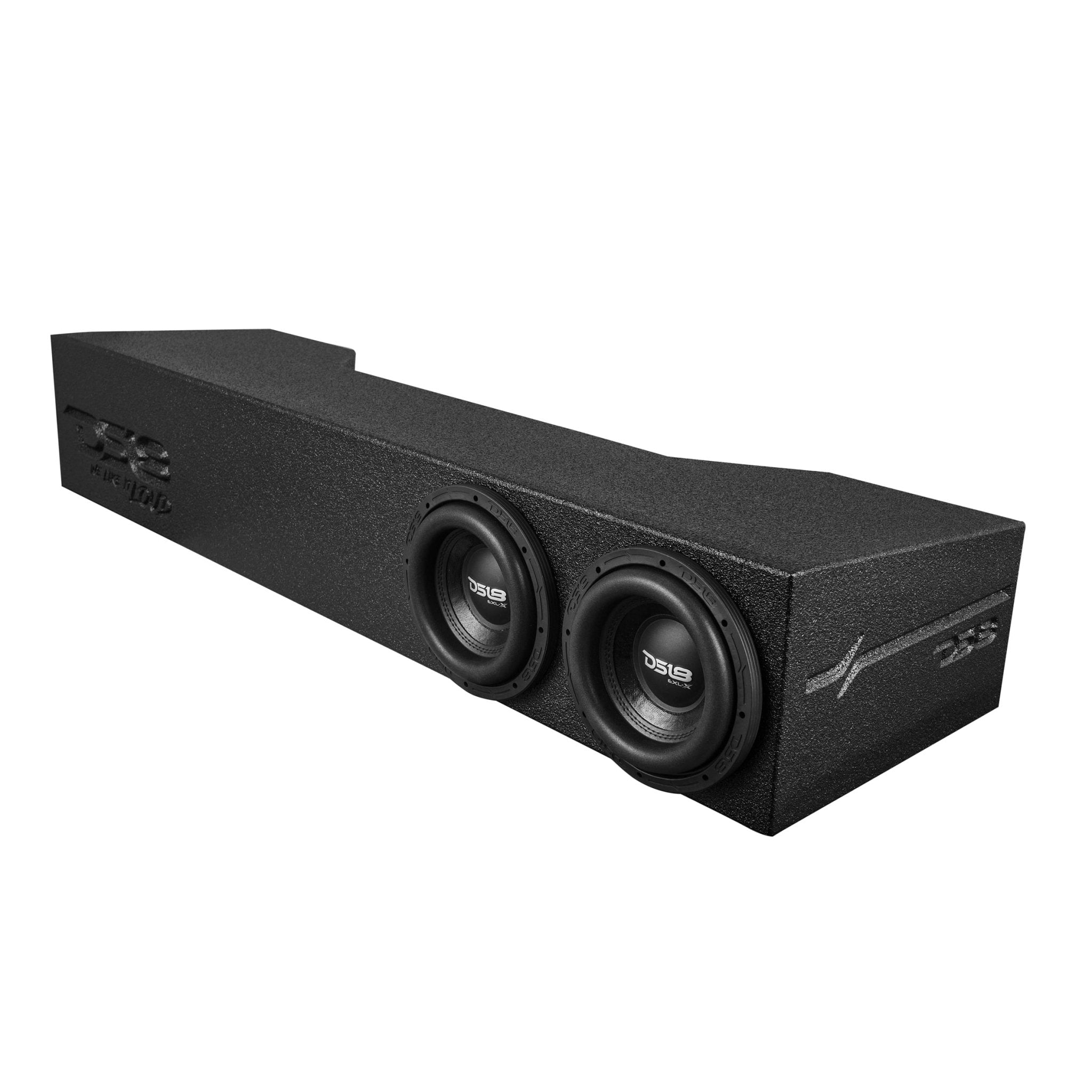 DS18 Loaded 2 x 8" Subwoofer Enclosure for 2019 – 2026 RAM Trucks