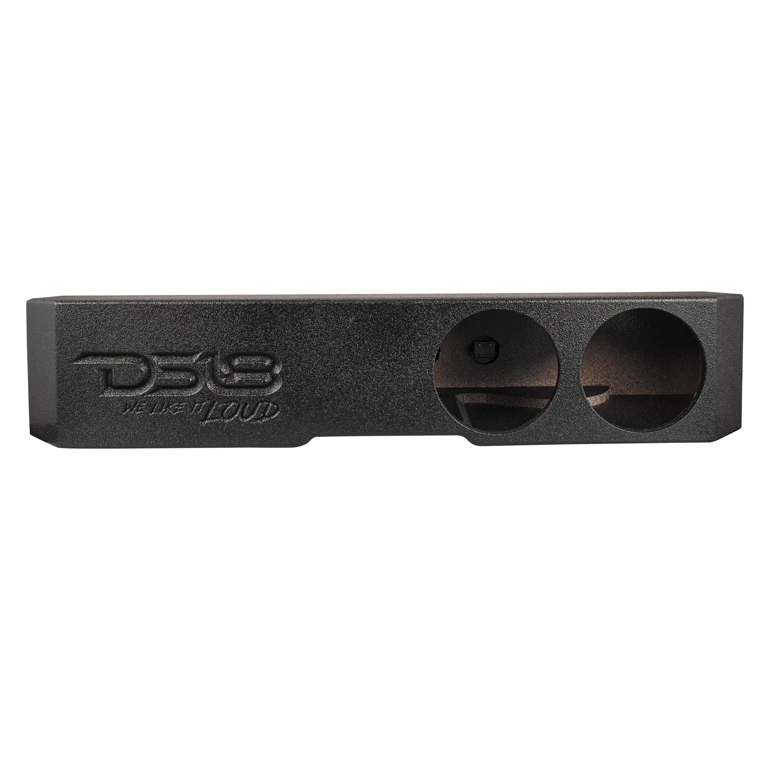 DS18 EBM-FFPUNI-2X8 Subwoofer Enclosure for Dual 8" Subwoofers, Under Rear Seat Front-Fire Ported Box for Truc — view 2 of 5