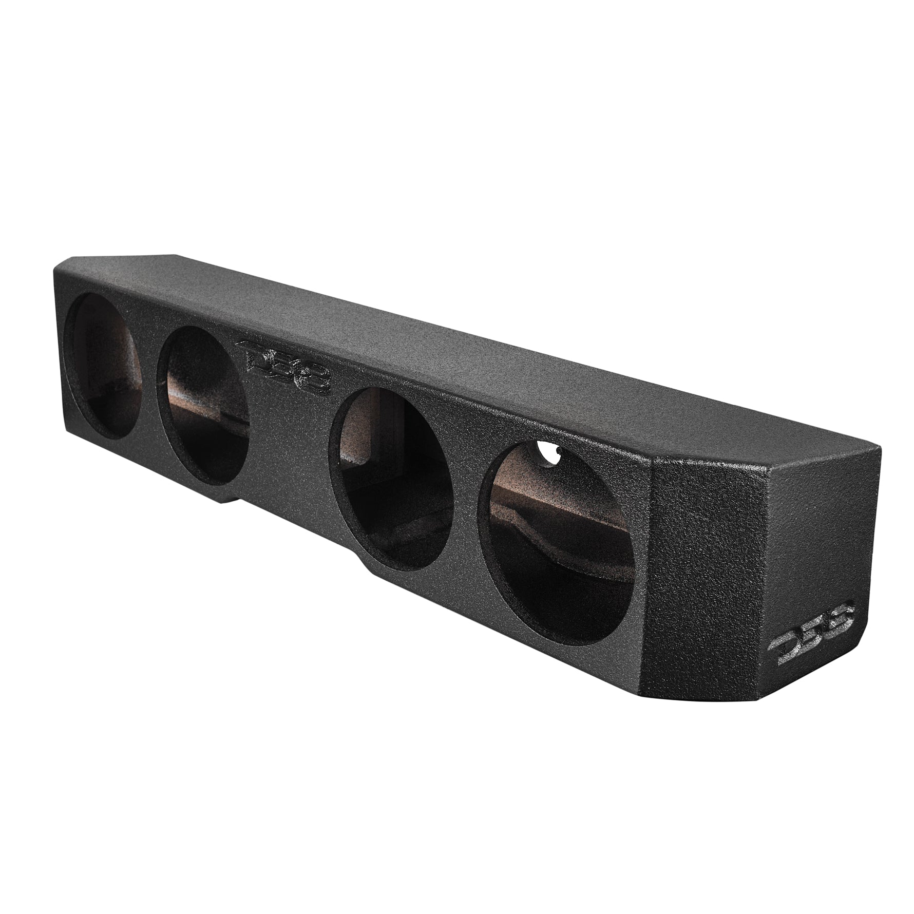 DS18 EBM-FFPUNI-4X8 Subwoofer Enclosure for four 8" Subwoofers, Under Rear Seat Front-Fire Ported Box for Truc — view 3 of 5