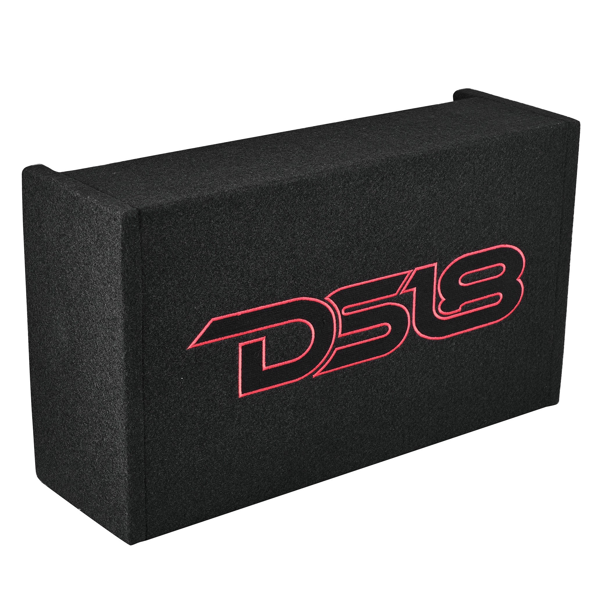 DS18 10" Loaded Amplified Shallow Down Fire Subwoofer Enclosure 250 Watts Rms