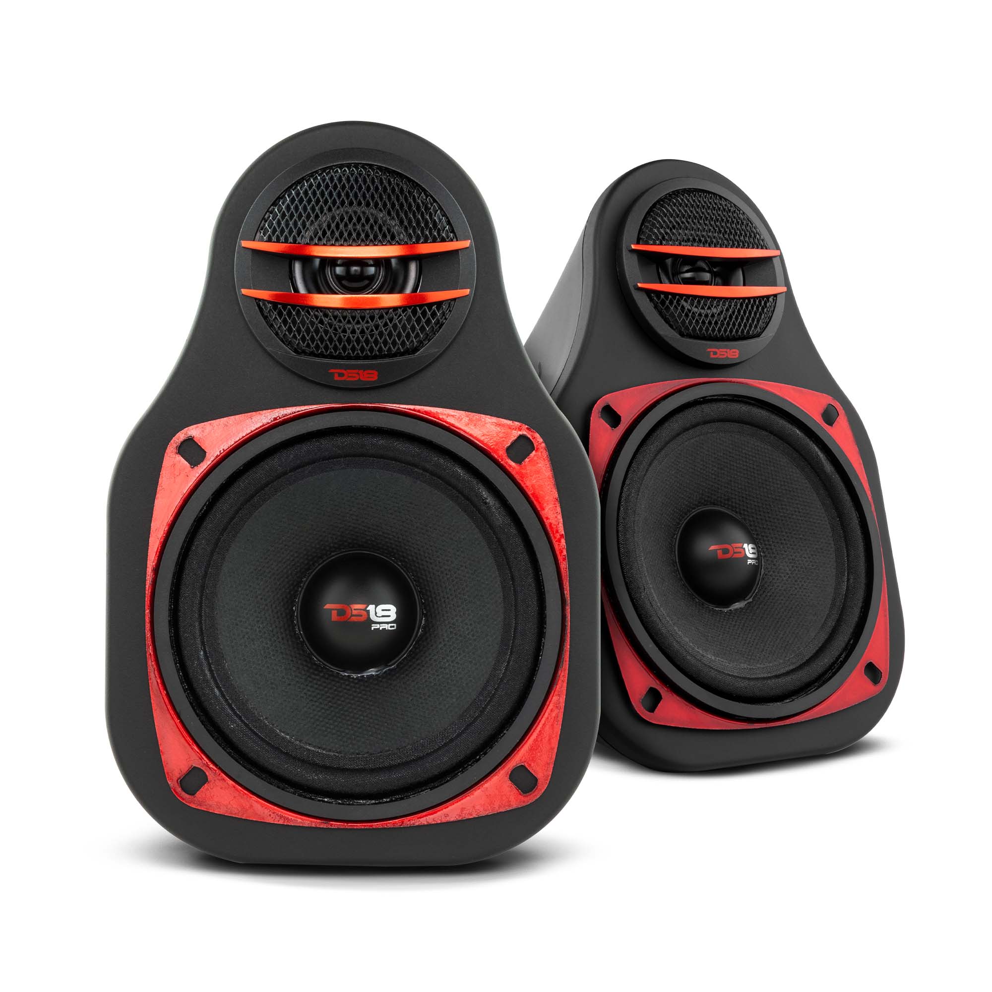 DS18 High Density Abs 2-Way Universal Pod 1 X 4" Loudspeaker and 1 X .5-1” Tweeter