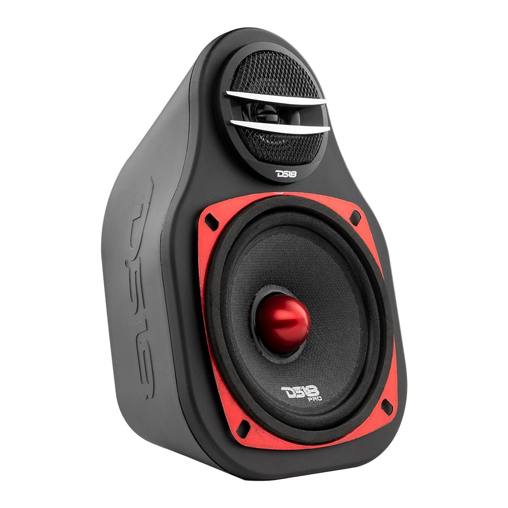 DS18 High Density Abs 2-Way Universal Pod 1 X 4" Loudspeaker and 1 X .5-1” Tweeter