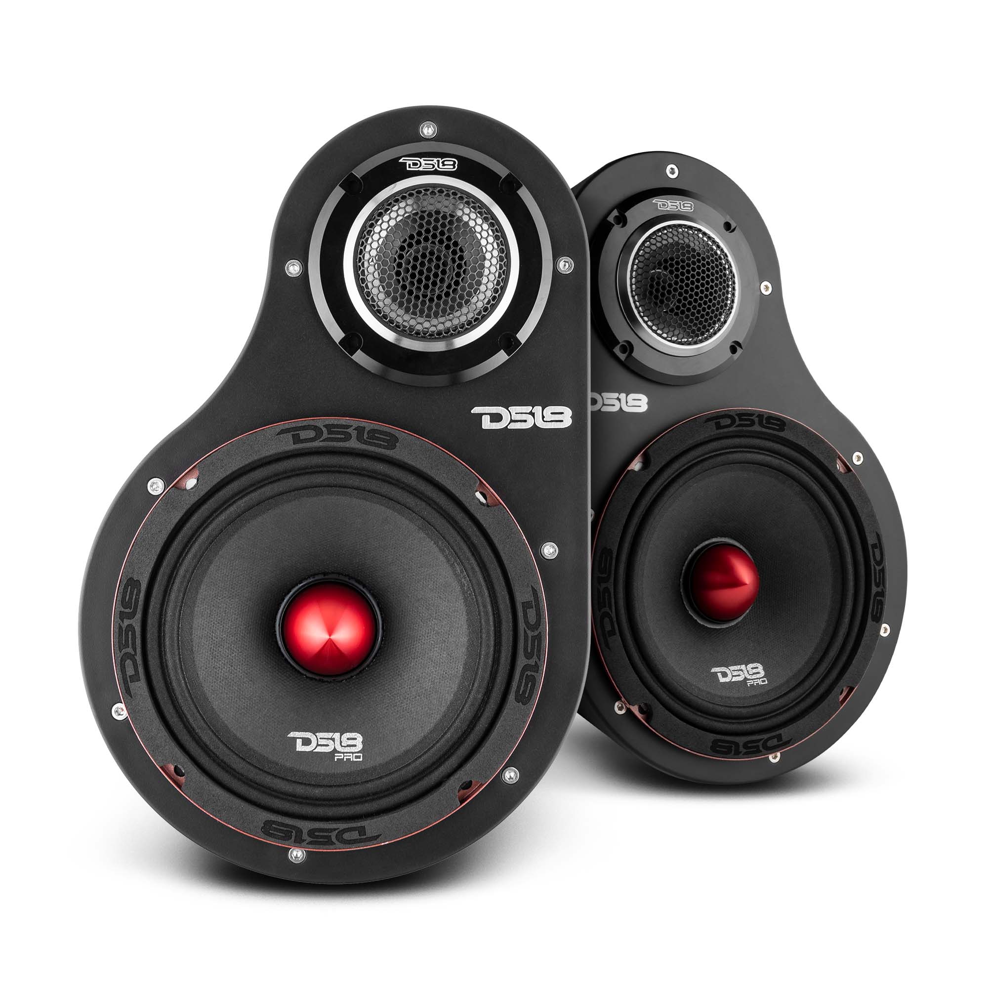 DS18 High Density Abs 2-Way Universal Pod 1 X 6.5" Loudspeaker and 1 x 1.5" Tweeter