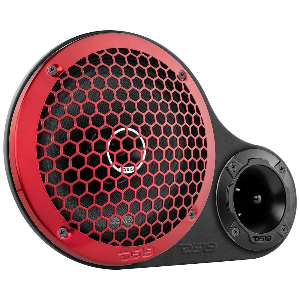 DS18 High Density Abs 2-Way Universal Pod 1 X 8" Loudspeaker and 1 X 3.78” Tweeter
