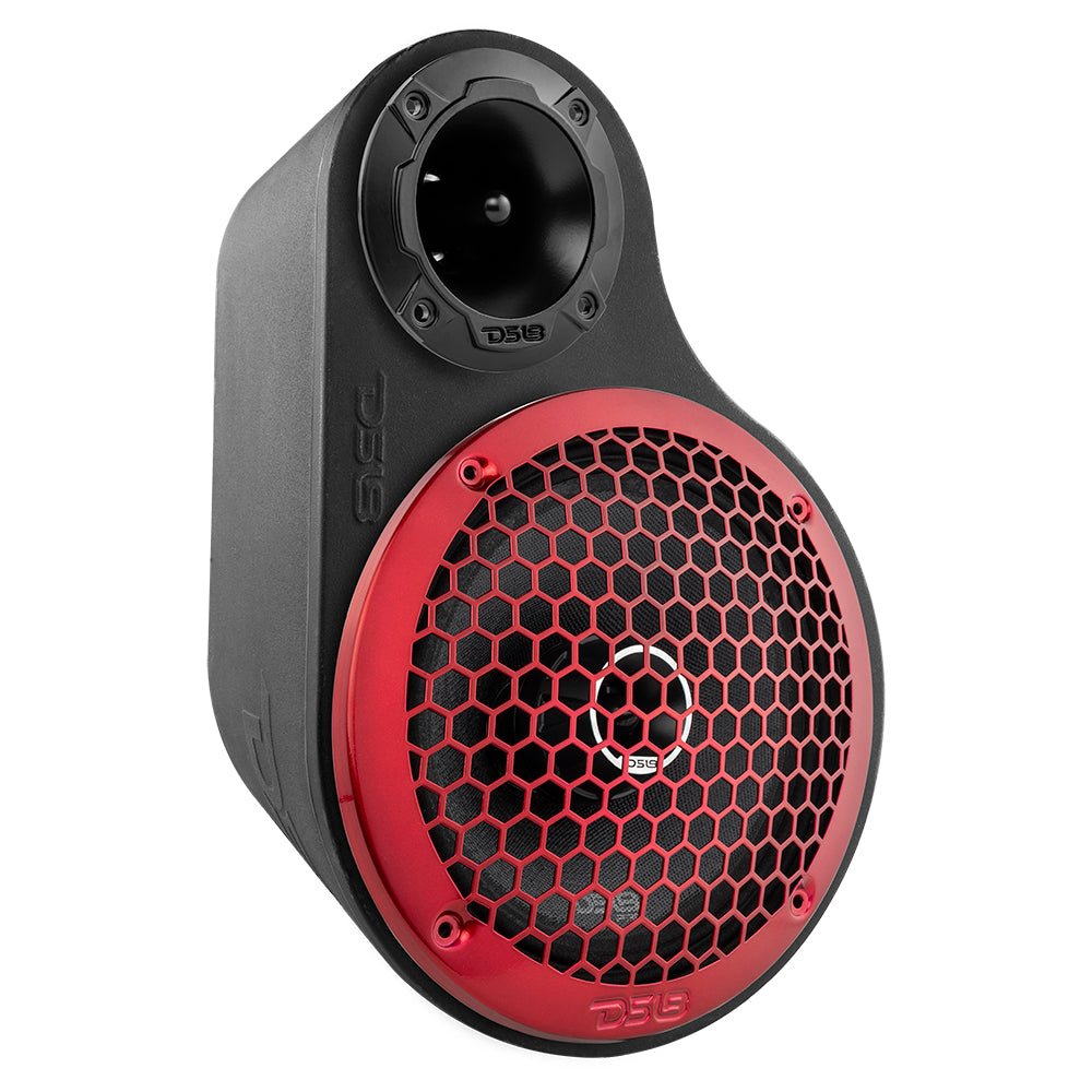 DS18 High Density Abs 2-Way Universal Pod 1 X 8" Loudspeaker and 1 X 3.78” Tweeter