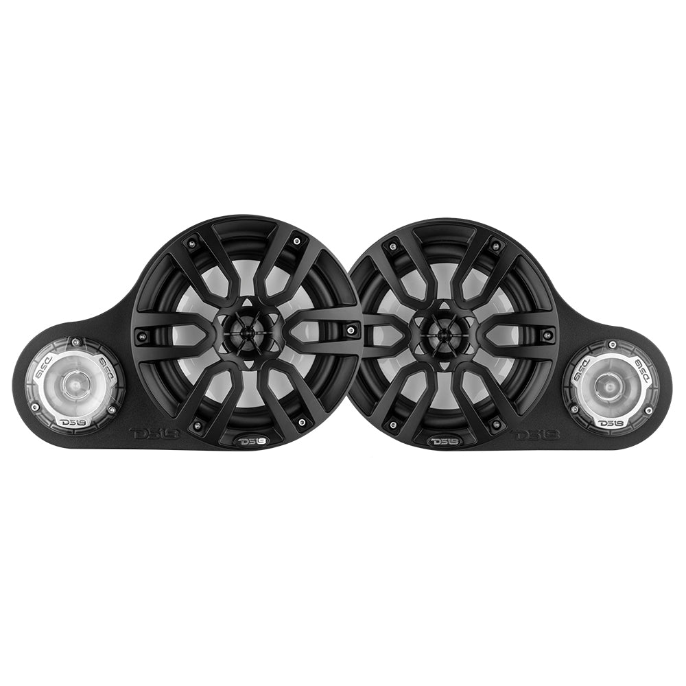 DS18 High Density Abs 2-Way Universal Pod Loaded With 8" Loudspeaker and 1 X 3.78” Tweeter