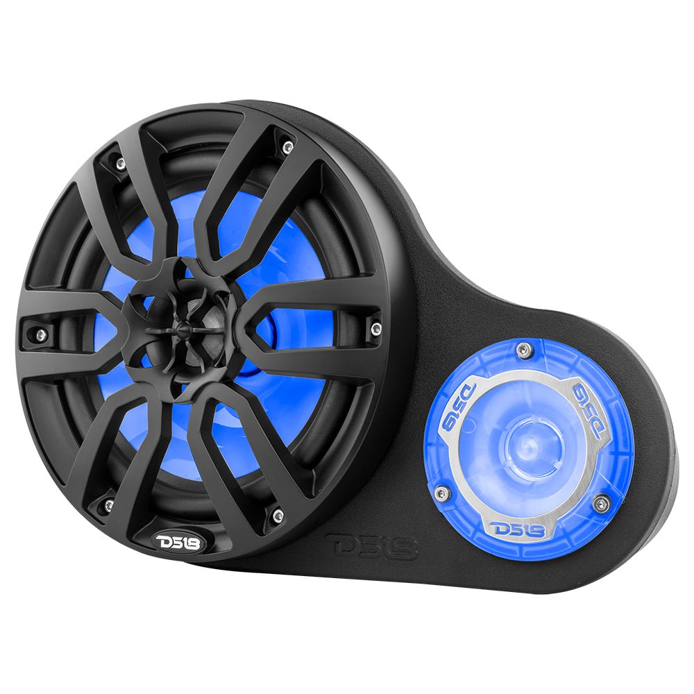 DS18 High Density Abs 2-Way Universal Pod Loaded With 8" Loudspeaker and 1 X 3.78” Tweeter