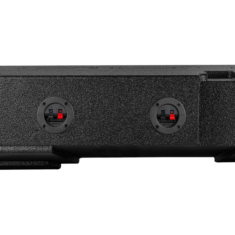 DS18 Quad 8" Ported Subwoofer Enclosure For CHEVY Silverado and GMC Sierra Crew Cab 4 Door 14-18
