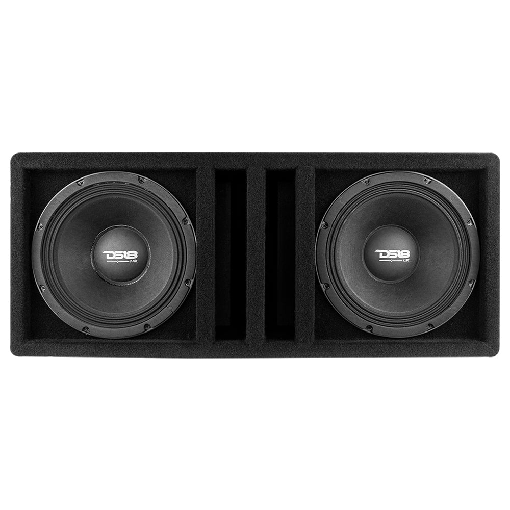 DS18 PANCADAO Ported Box with 2 X 10" Mid-Bass PRO-1.5KP10.4 Loaded
