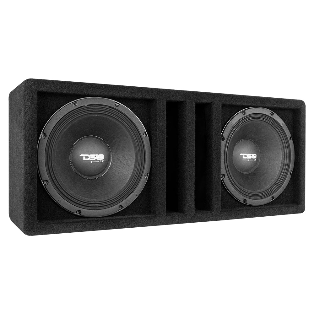 DS18 PANCADAO Ported Box with 2 X 10" Mid-Bass PRO-1.5KP10.4 Loaded