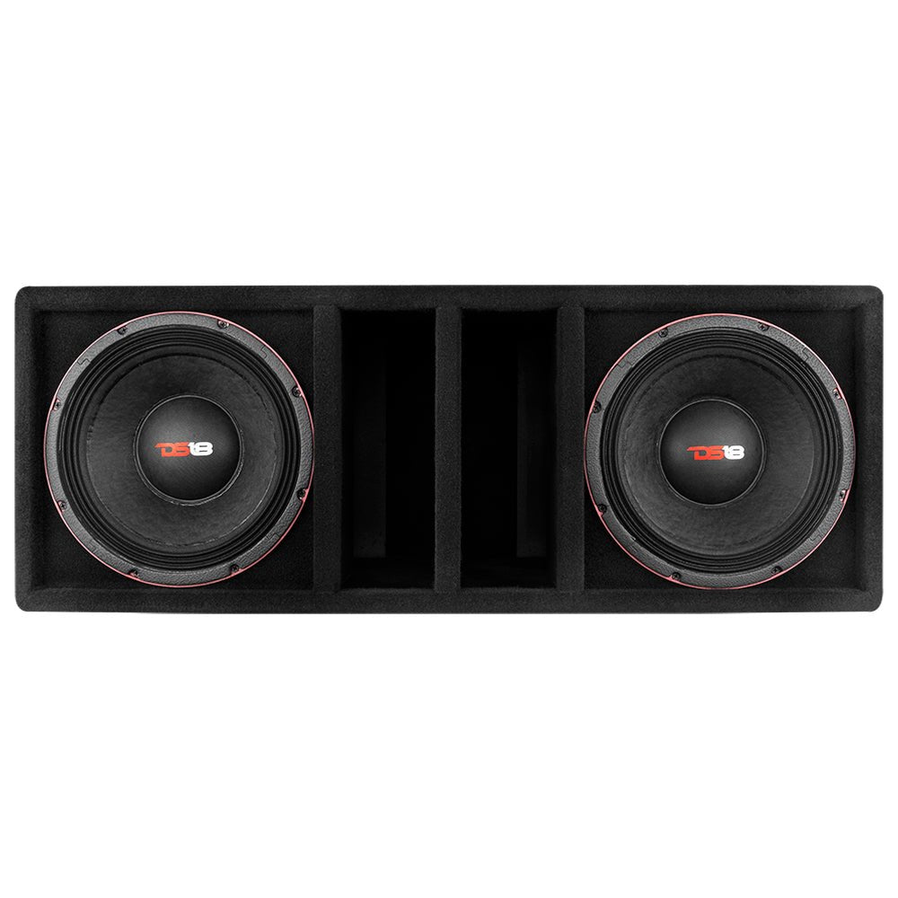 DS18 PANCADAO Ported box with 2 X 12" Mid-Bass PRO-1.5KP12.2 Loaded
