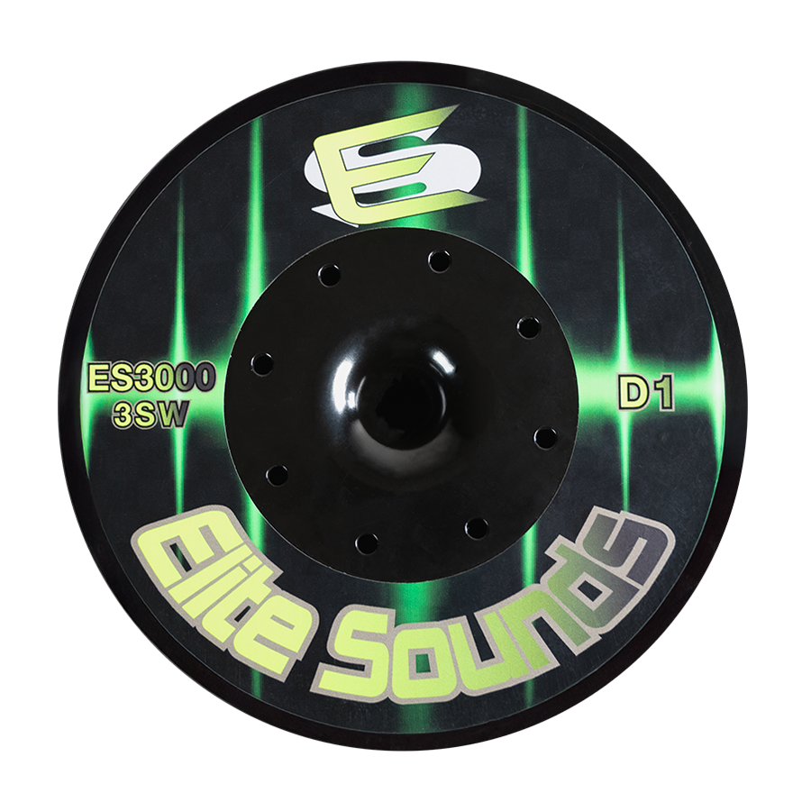 Elite Sounds ES3000-3SW-10D1 10" Bagger Subwoofer 3000W RMS Dual 1 Ohm