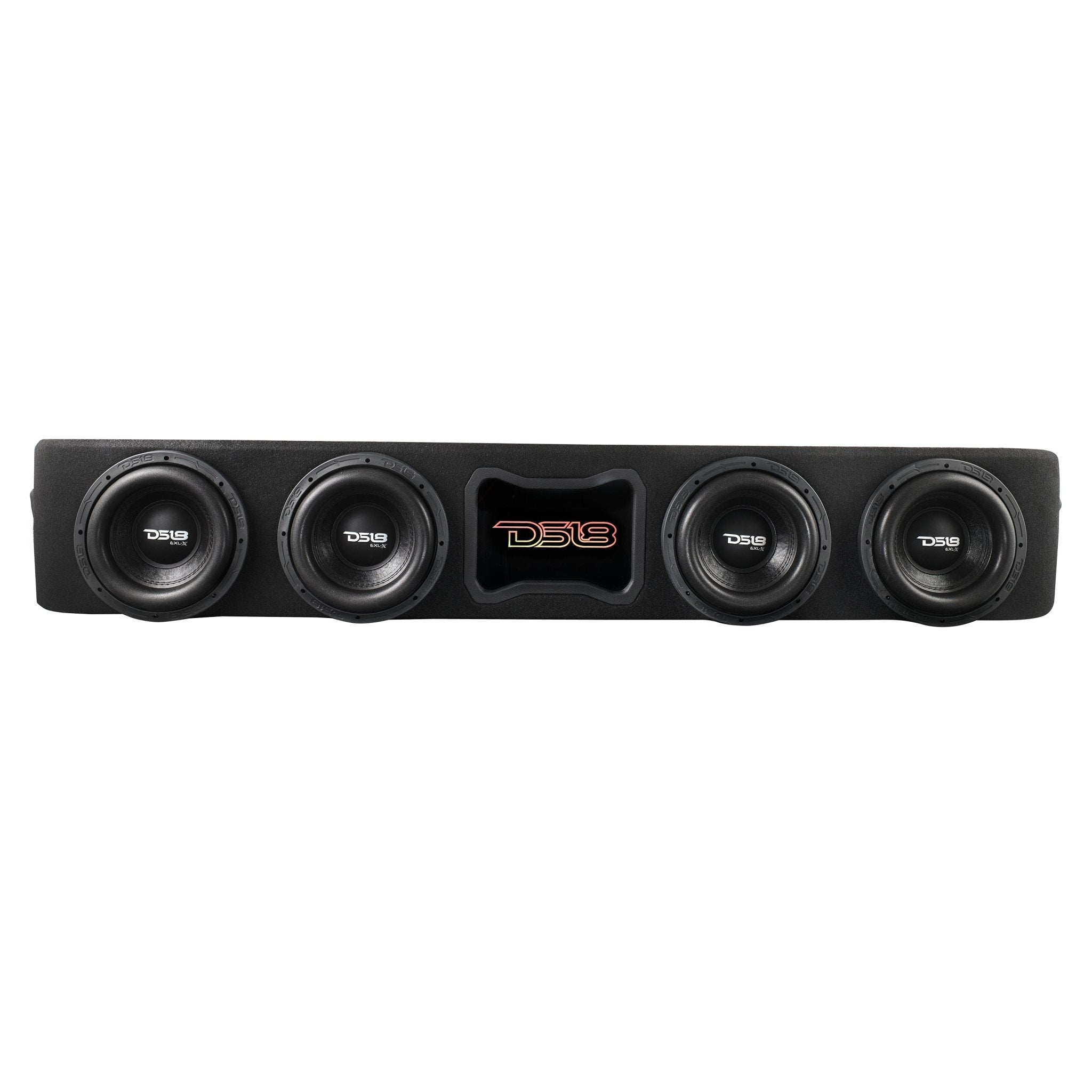 DS18 Ford F-150 Forward Firing Loaded Subwoofer Enclosure with Dream LED Lights, Amplifier and Wiring Kit