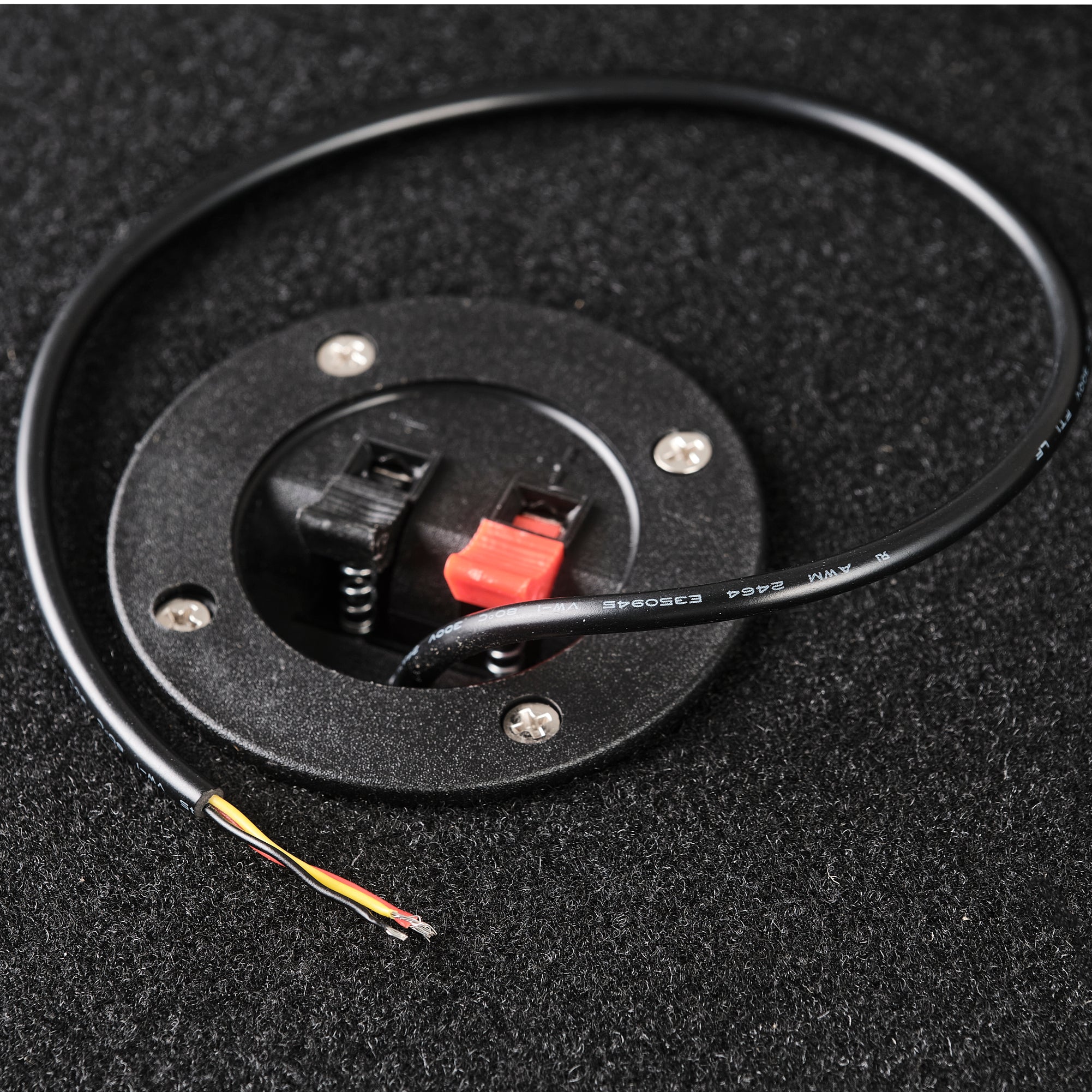 DS18 Dodge Ram Down Firing Subwoofer Enclosure with Dream LED Light, Amplifier and Wiring Kit