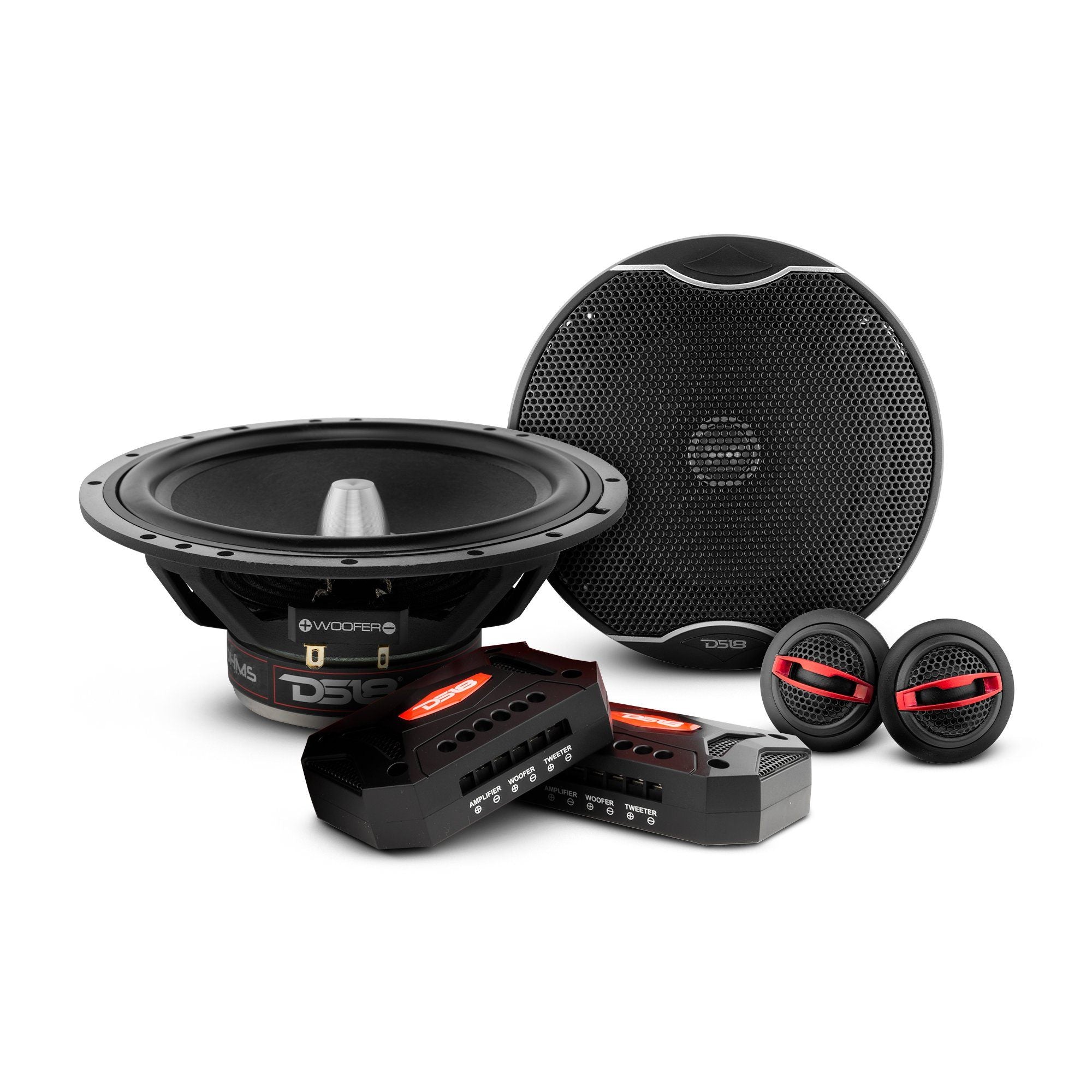 DS18 EXL 6.5" 2-Way Component Speaker System 400 Watts 4-Ohms (Pair)