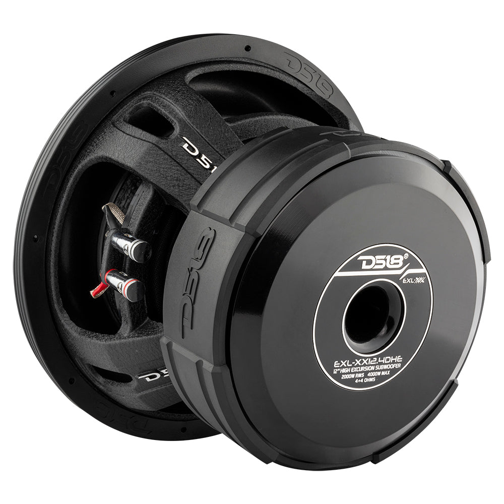 DS18 EXL XX 12" High Excursion Subwoofer 2000 Watts Rms DVC 4-Ohm