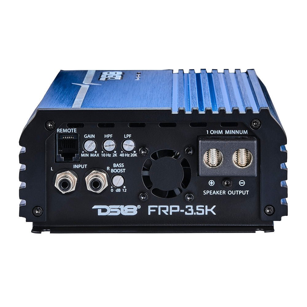 DS18 FRP Compact Full-Range Class D 1-Channel Amplifier 3,500 Watts Rms @ 1-Ohm