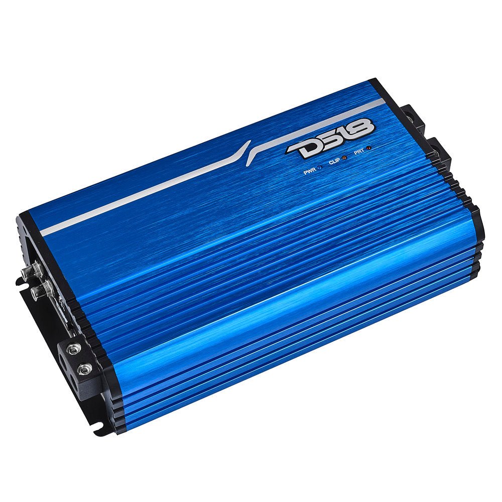 DS18 FRP Compact Full-Range Class D 1-Channel Amplifier 3,500 Watts Rms @ 1-Ohm