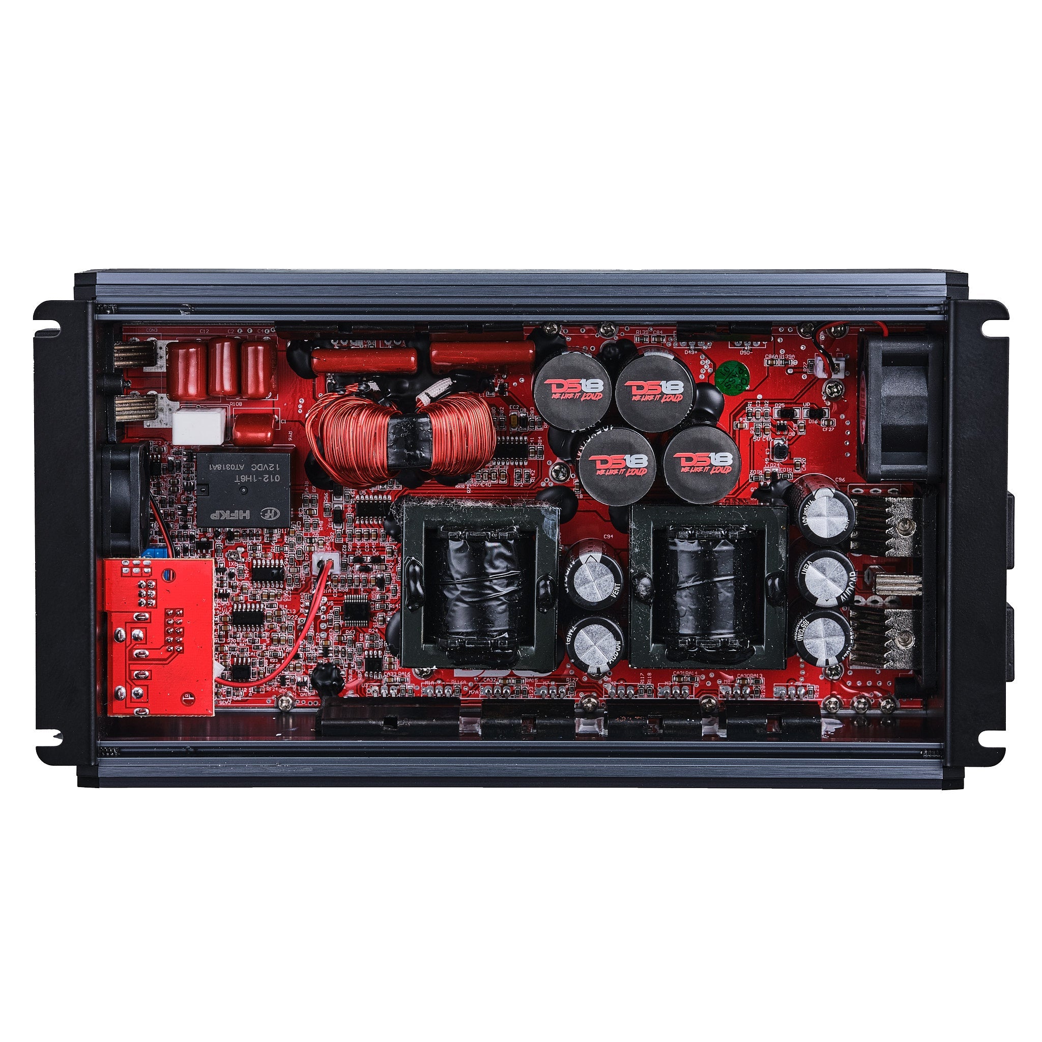 DS18 FRP Compact Full-Range Class D 1-Channel Amplifier 3,500 Watts Rms @ 1-Ohm