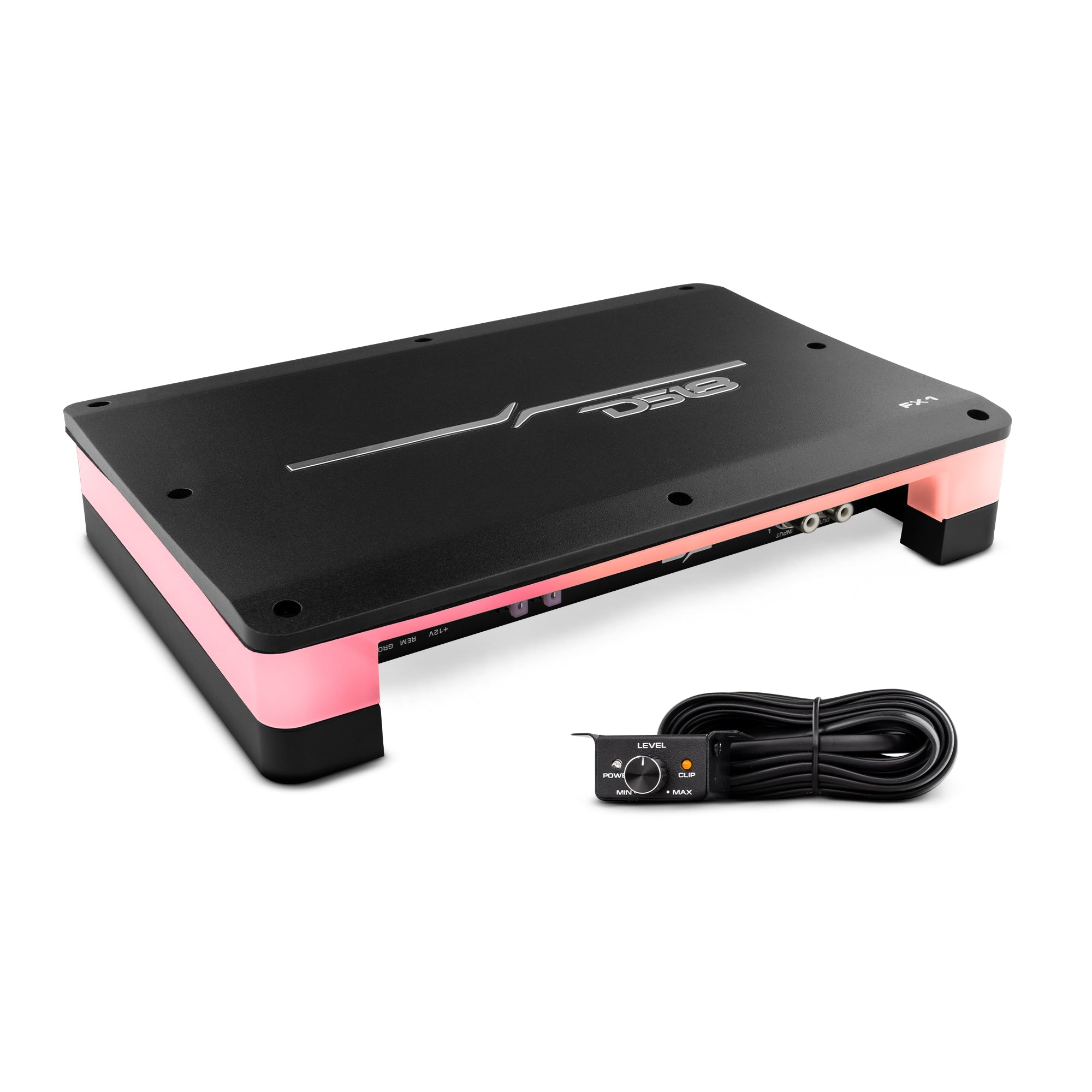 DS18 FX1 Flush Mount / Surface Mount 1 Channel Monoblock Class D Amplifier With Acrylic Cover for Custom Inst