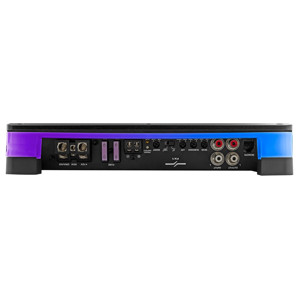 DS18 FX1 Flush Mount / Surface Mount 1 Channel Monoblock Class D Amplifier With Acrylic Cover for Custom Inst — view 2 of 5