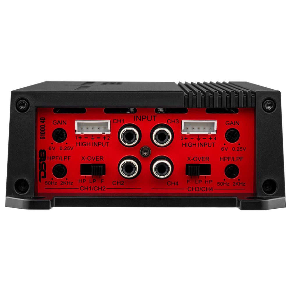 DS18 GEN-X Full-Range Class D 4-Channel Amplifier | 4 x 90W RMS @ 4-Ohm