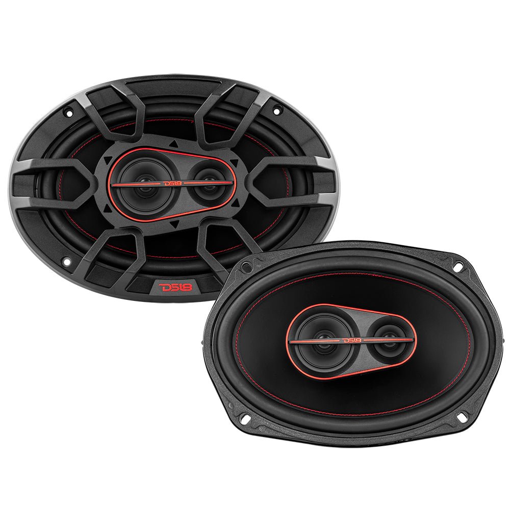 DS18 GEN-X 6x9" 3-Way Coaxial Speakers | 60W RMS 4-Ohm