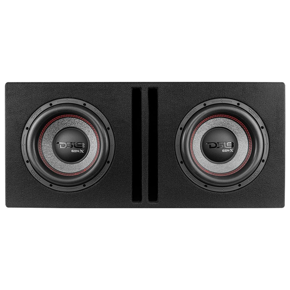 DS18 Dual 10" Loaded Subwoofer Ported Enclosure With GEN-X104D 800 Watts RMS