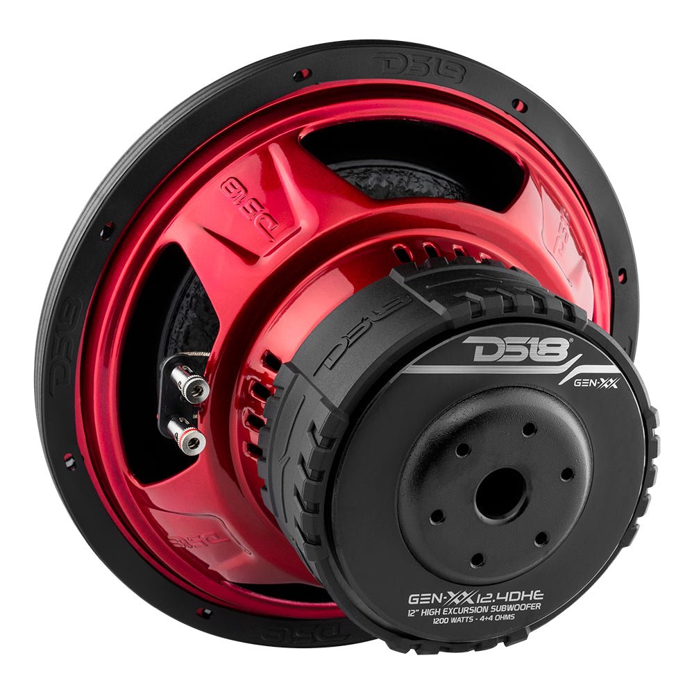 DS18 GEN-XX 12" High Excursion Subwoofer Double Stacked Magnets 600 Watts Rms DVC 4-Ohm