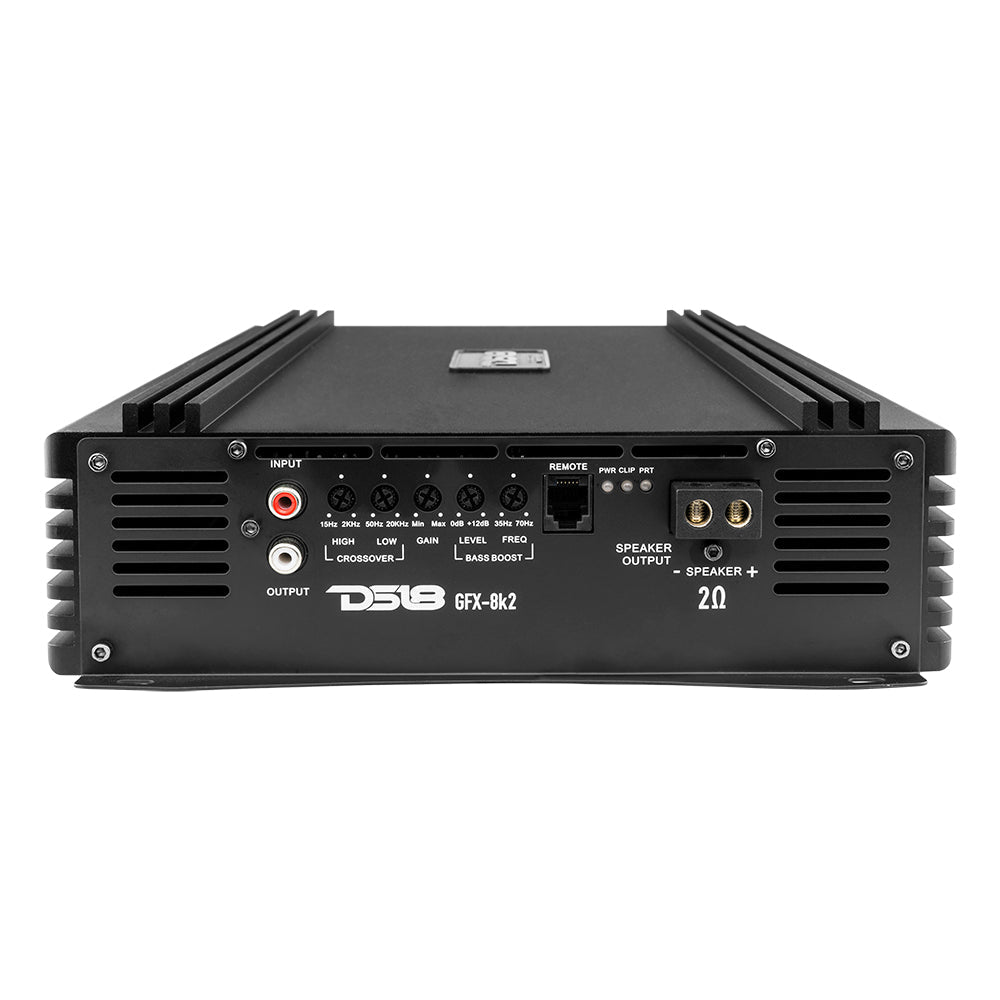 DS18 PRO 1-Channel Full-Range Class D Amplifier 8000 Watts Rms @ 2-Ohm