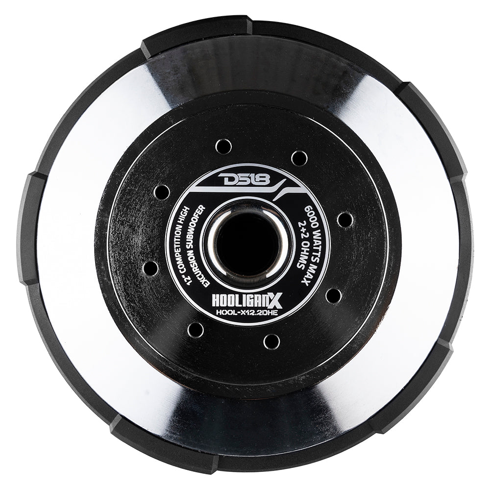 DS18 HOOLIGAN X 12" High Excursion Subwoofer 4000 Watts Rms 4" DVC 2-Ohm