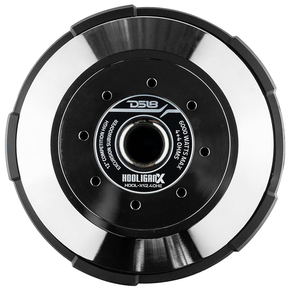 DS18 HOOLIGAN X 12" High Excursion Subwoofer 4000 Watts Rms 4" DVC 4-Ohm