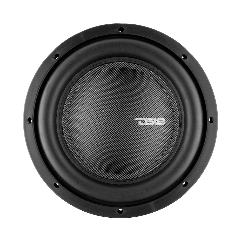 DS18 IXS Shallow-Mount 10" Fiber Glass Subwoofer 600 Watts Rms SVC 4-Ohm