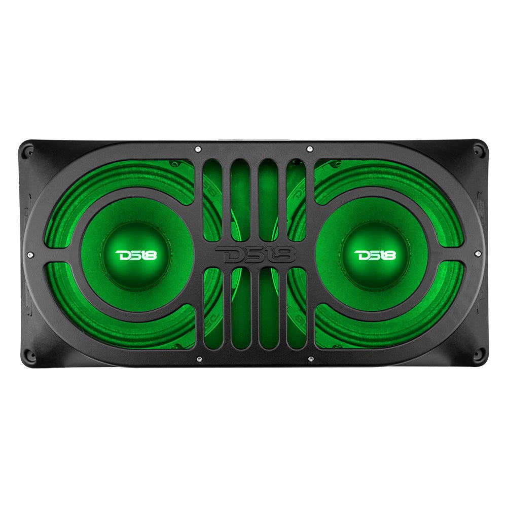 DS18 Jeep TJ,JK/JKU,JL/JLU Tailgate Subwoofer Enclosure for 2 X 10"