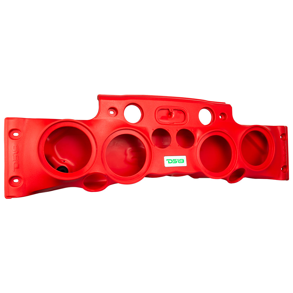 DS18 Jeep JK/JKU Overhead Bar System Fits 4 X 8" Speakers, 4 X Tweeters and 2 X Drivers -Red
