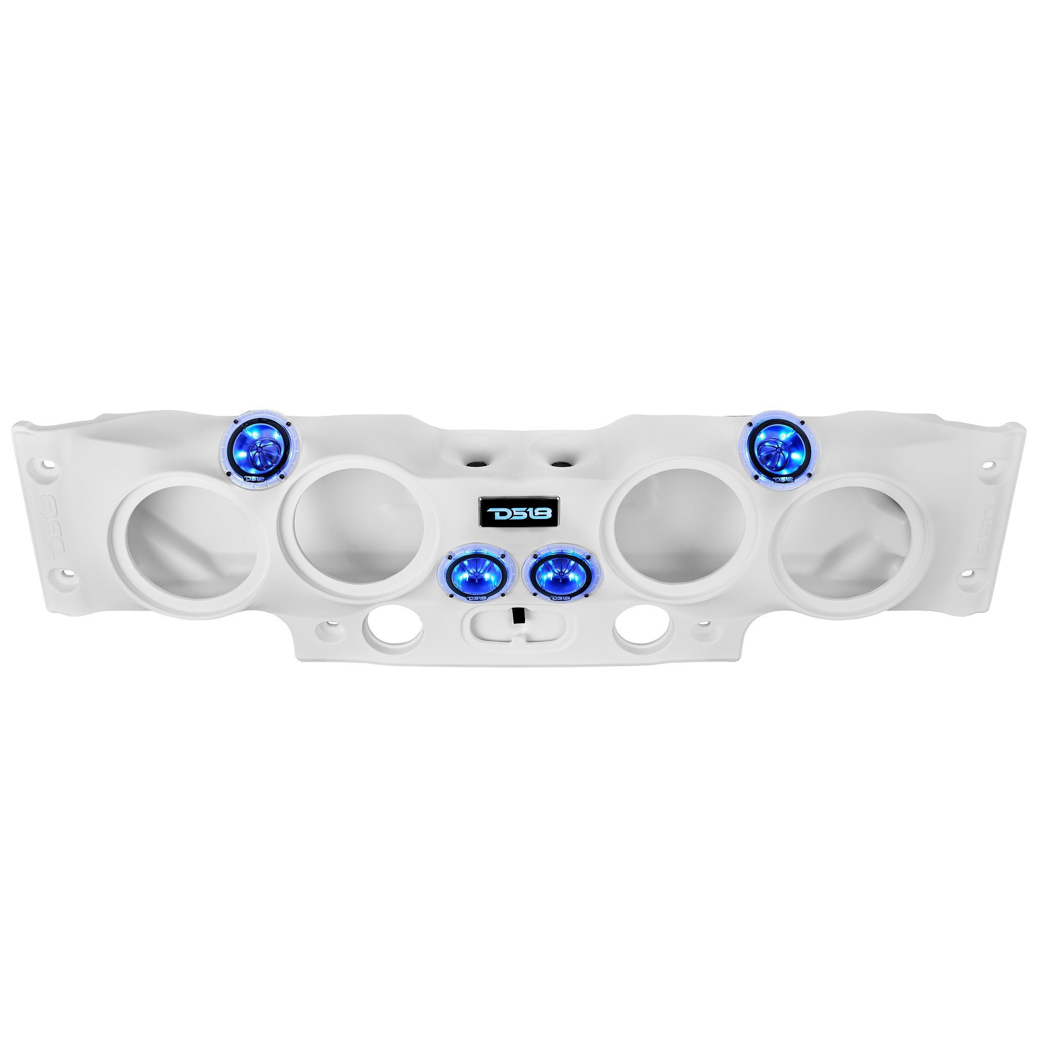 DS18 Jeep JK/JKU Overhead Sound Bar System Fits 4 X 8" Speakers (Not included) 4 X Tweeters PRO-TW4L and 2 X Drivers PRO-DRNSC1.5 and Harness Included- White