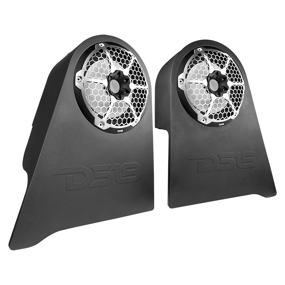 DS18 Jeep JK/JKU 12" Wheel Well Sealed Subwoofer Enclosure Left and Right Side