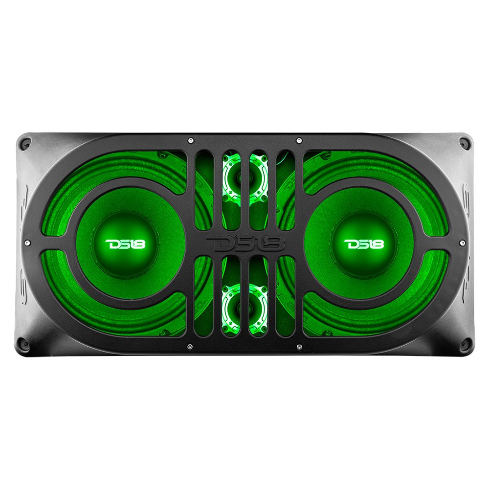 DS18 Jeep TJ,JK/JKU,JL/JLU Tailgate Loudspeaker Enclosure for 2 X 10" and 2 x 3" Tweeters