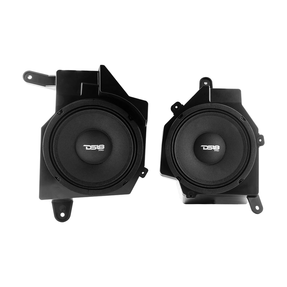 DS18 Jeep JL/JLU/JT Dash Enclosure – Loaded 6.5” Left & Right with PRO-JP6NEO, 150W RMS