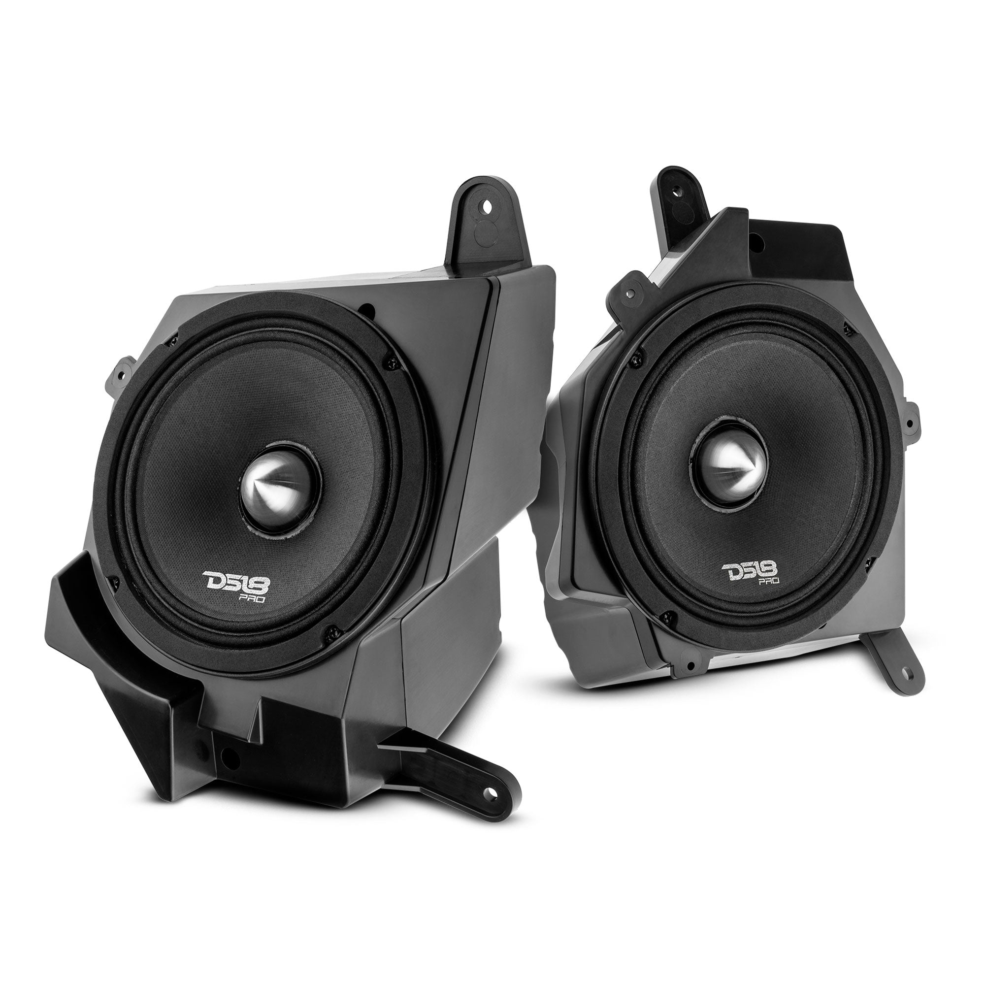 DS18 Jeep JL/JLU/JT Dash Enclosure – Loaded 6.5” Left & Right with PRO-FR6NEO, 225W RMS