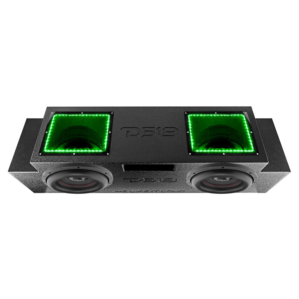 DS18 Jeep JKU/JLU Down Firing Subwoofer Enclosure 2 x 12"