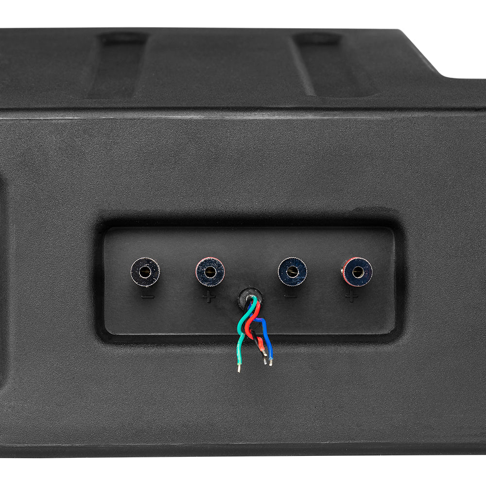 DS18 Under Seat Subwoofer Enclosure 2 x 6.5" Sealed for JT Gladiator Jeeps