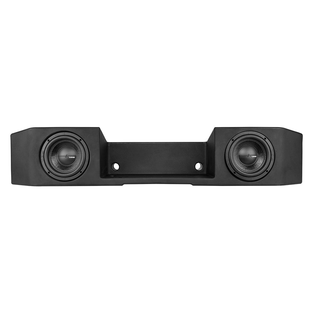 DS18 Under Seat Subwoofer Enclosure 2 x 6.5" Sealed for JT Gladiator Jeeps