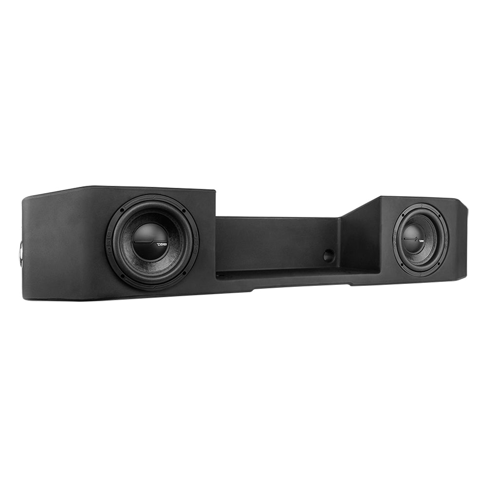 DS18 Under Seat Subwoofer Enclosure 2 x 6.5" Sealed for JT Gladiator Jeeps