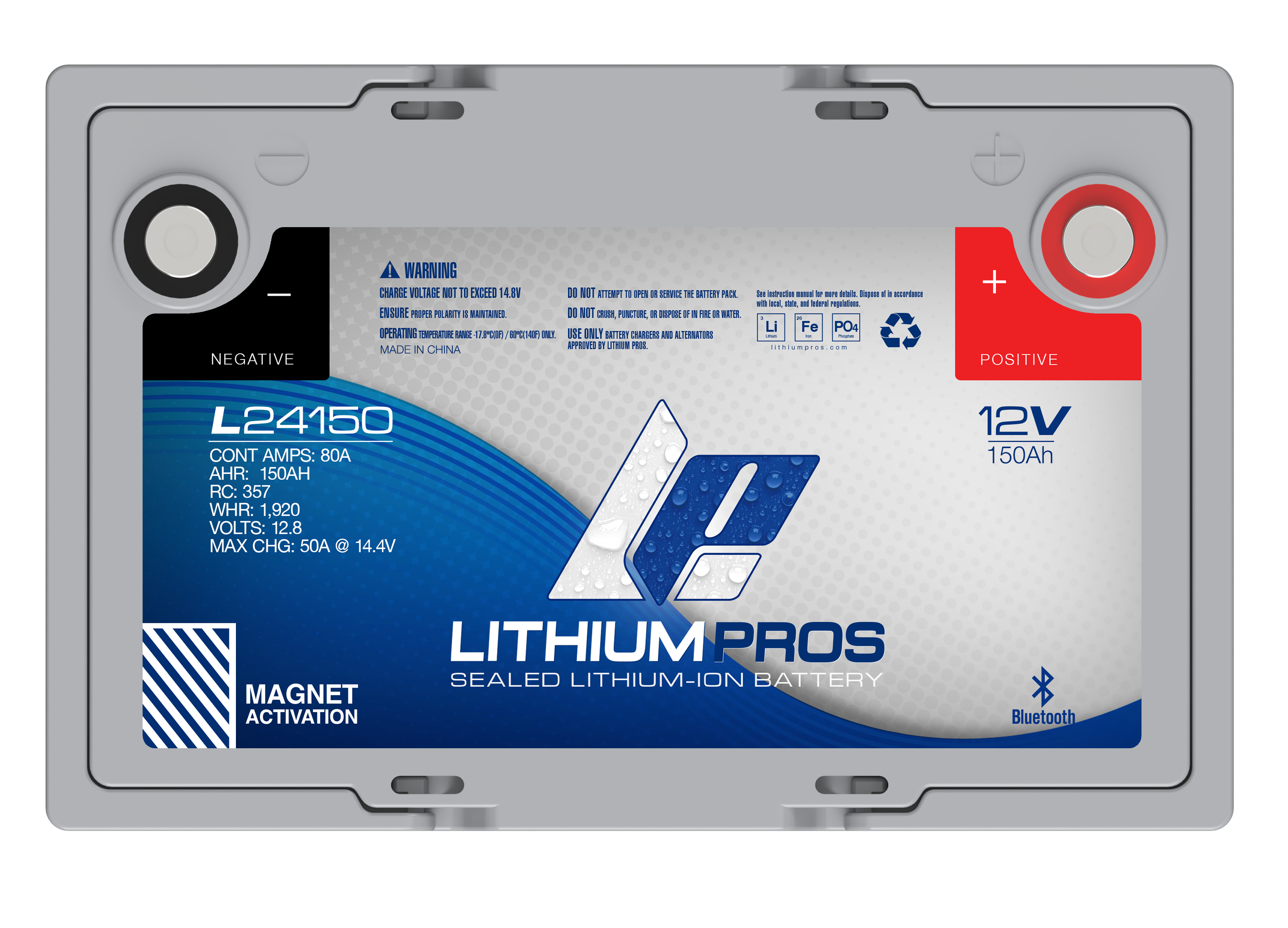 Lithium Pros L24150 12V 150Ah LiFePO4 Lithium Solar Storage Battery – JS Ultimate Sounds